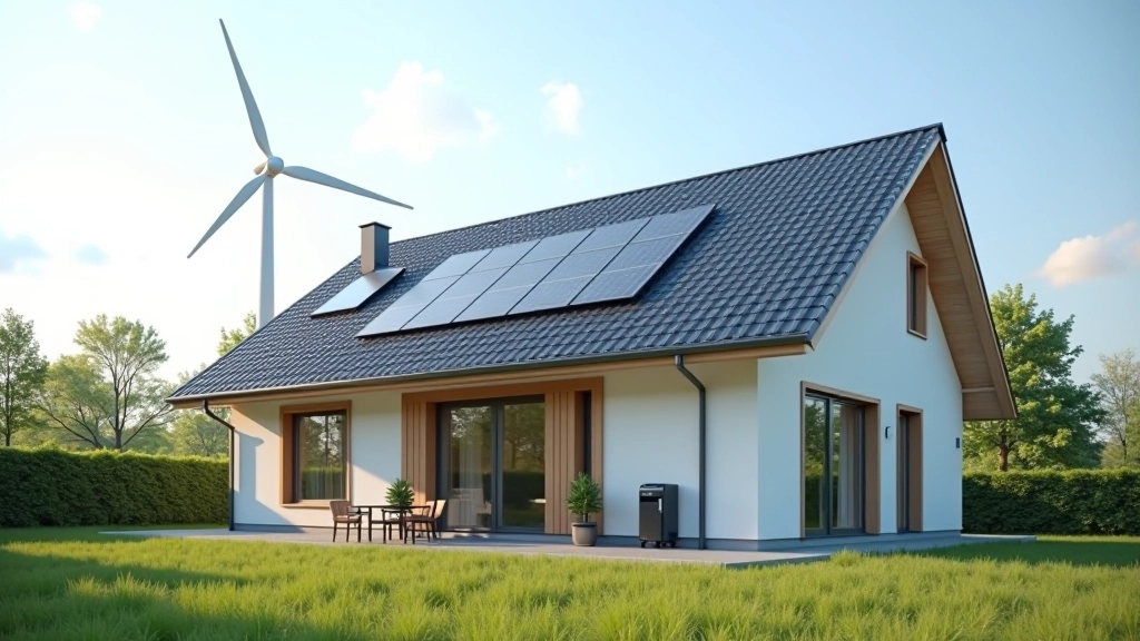 Salīdzinājums starp saules paneļiem, vēja turbīnu un enerģijas taupīšanas risinājumiem uz privātmājas