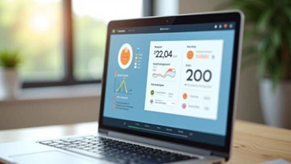 Datorekrāns ar viedā termostata vadības lietotni, parādot temperatūras grafiku un enerģijas analītiku